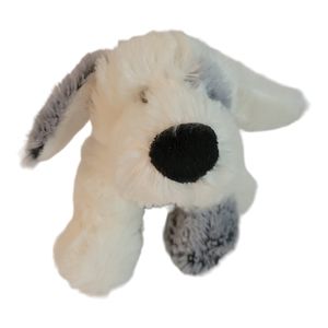 Ganz Webkinz Misty Puppy HM430 Plush Stuffed Animal NO CODE White Gray 9" Toy.